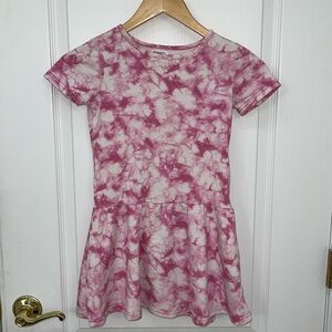 32 degrees pink tie dye girls dress